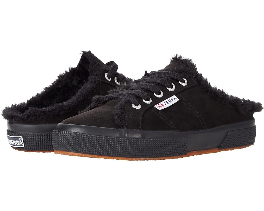 

Кроссовки Superga 2402 Synsuefurw, черный/белый