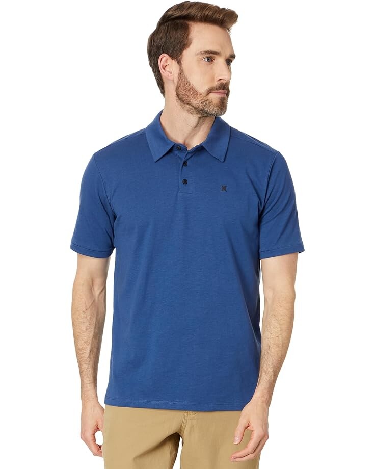 

Поло Hurley H2O Dri Ace Slub Short Sleeve, цвет Submarine