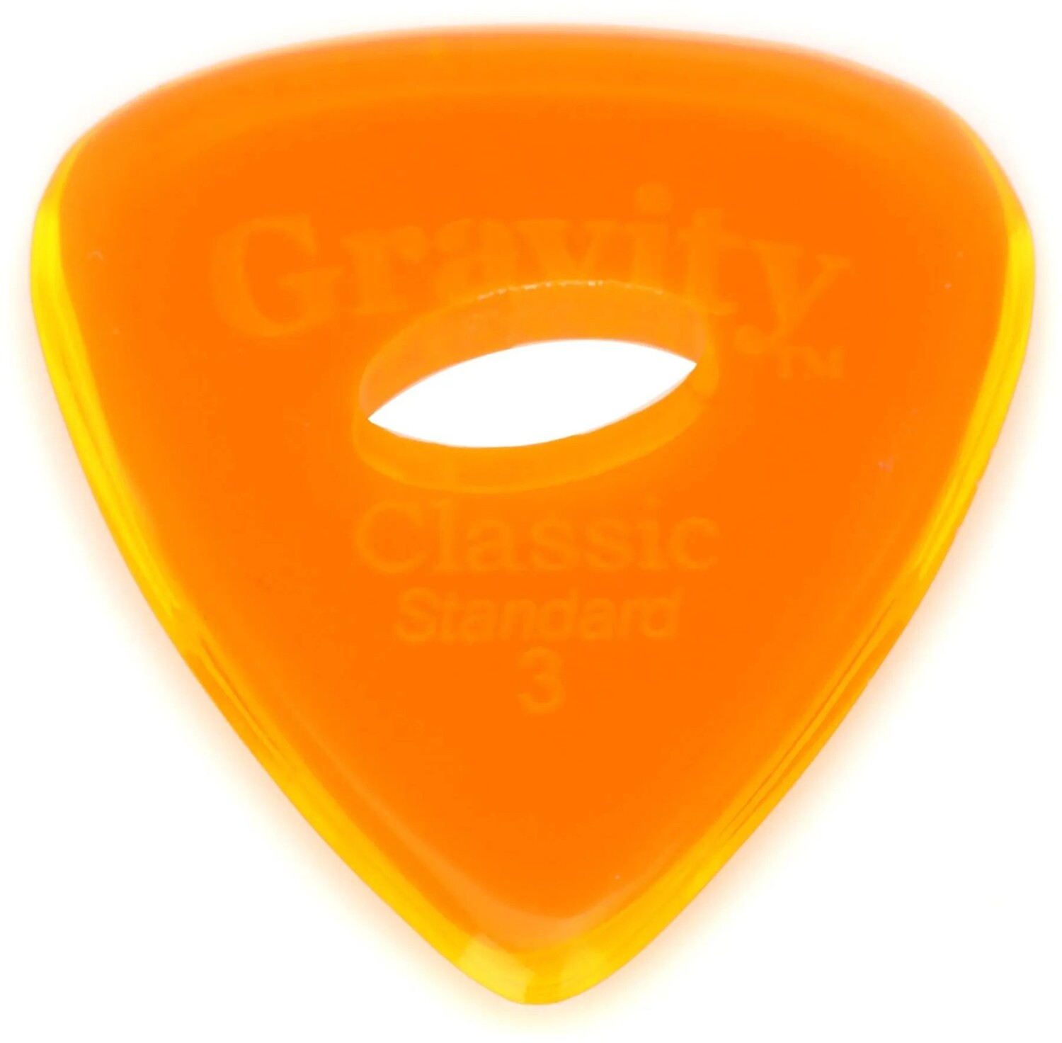 

Gravity Picks Classic — стандартный размер, 3 мм, с овальной ручкой