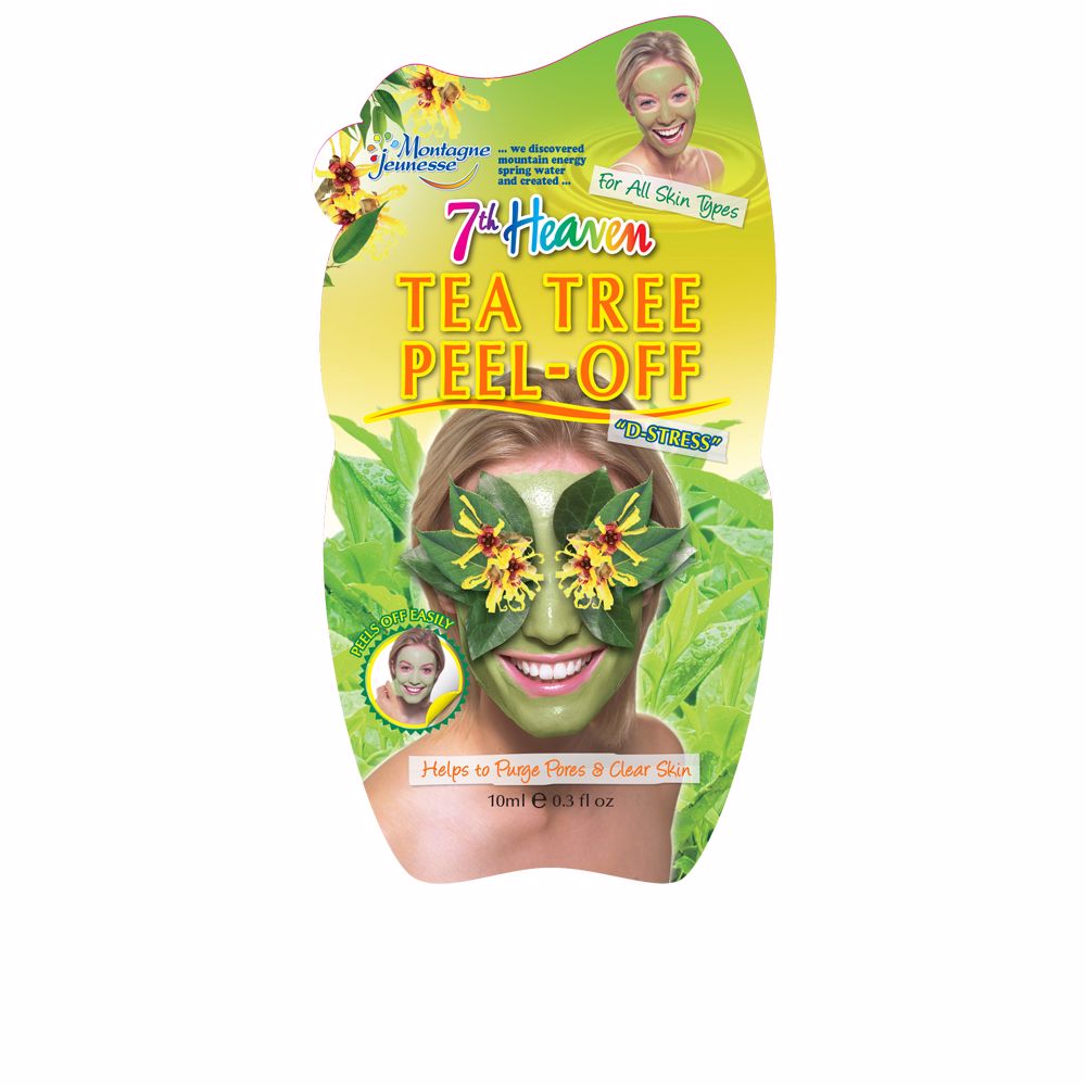 Маска для лица Peel-off tea tree mask 7th heaven, 10 мл маска для лица for men deep pore cleansing peel off mask 7th heaven 10 мл