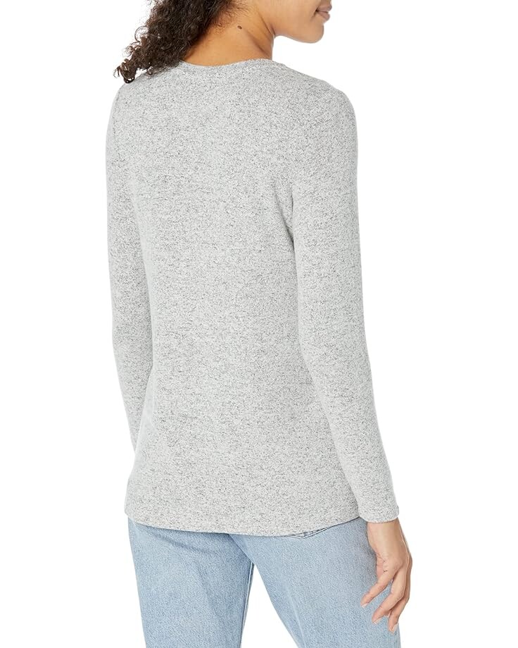 

Футболка NIC+ZOE Sweet Dreams Long Sleeve V Tee, цвет Grey Mix