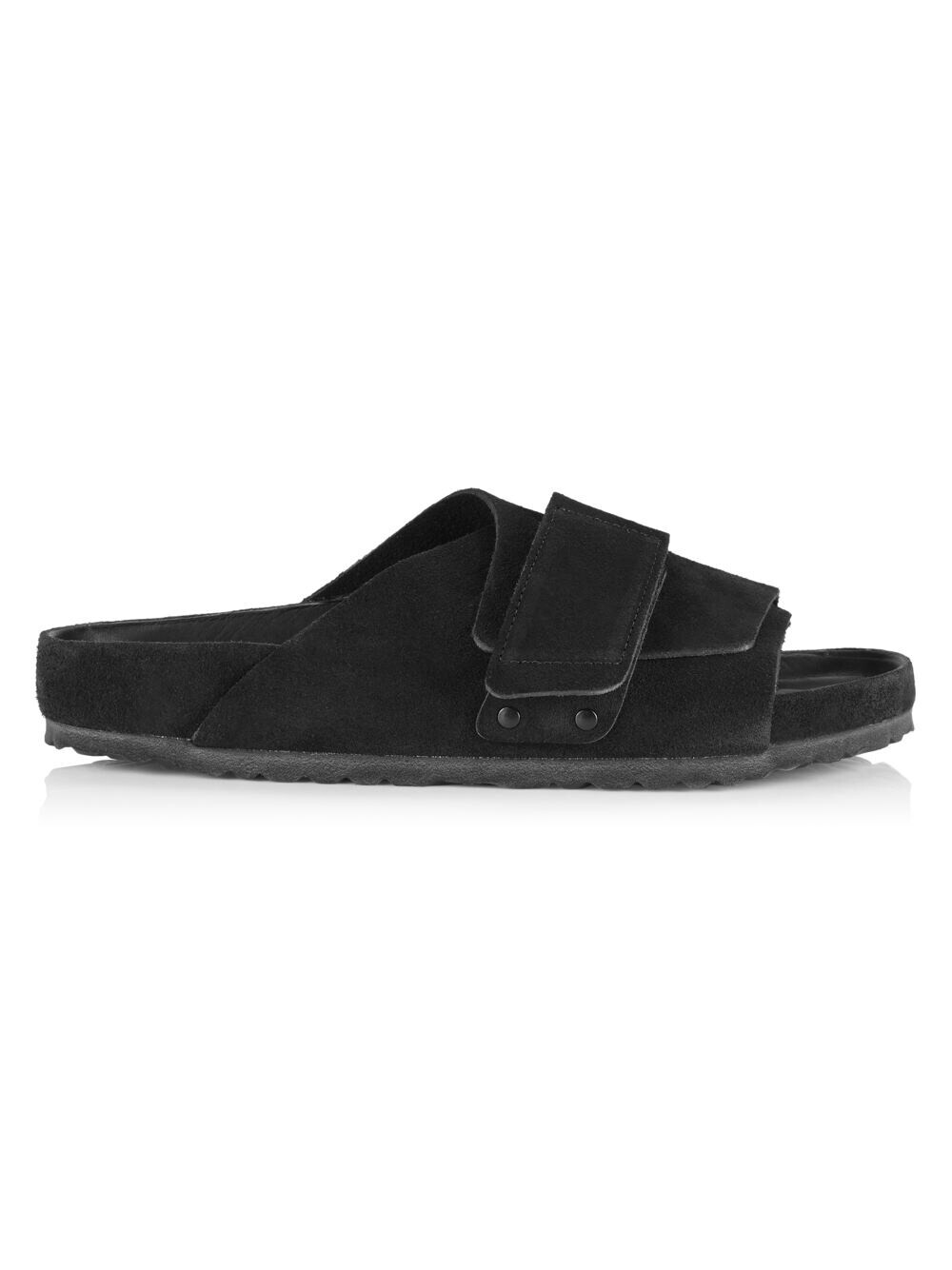 

Замшевые шлепанцы Kyoto Birkenstock, черный