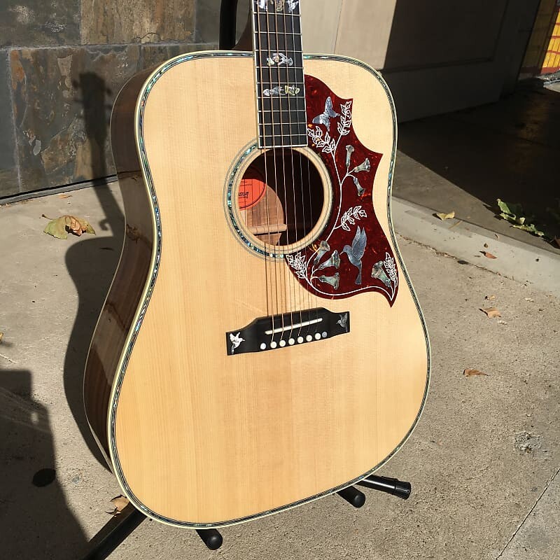 Акустическая гитара Gibson Hummingbird Custom Koa Antique Natural