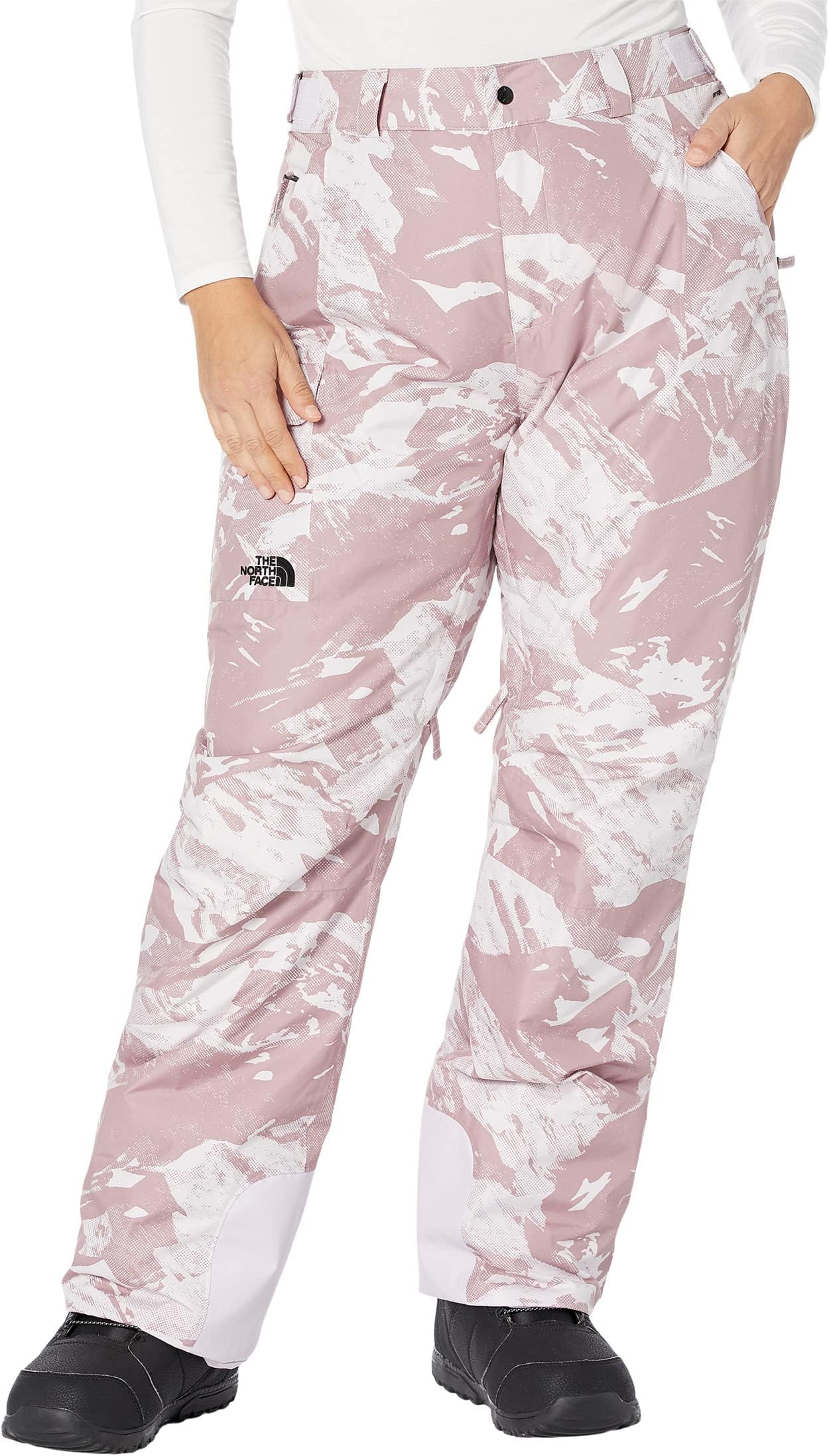 

Брюки Plus Size Freedom Insulated Pants The North Face, цвет Lavender Fog Tonal Mountainscape Print