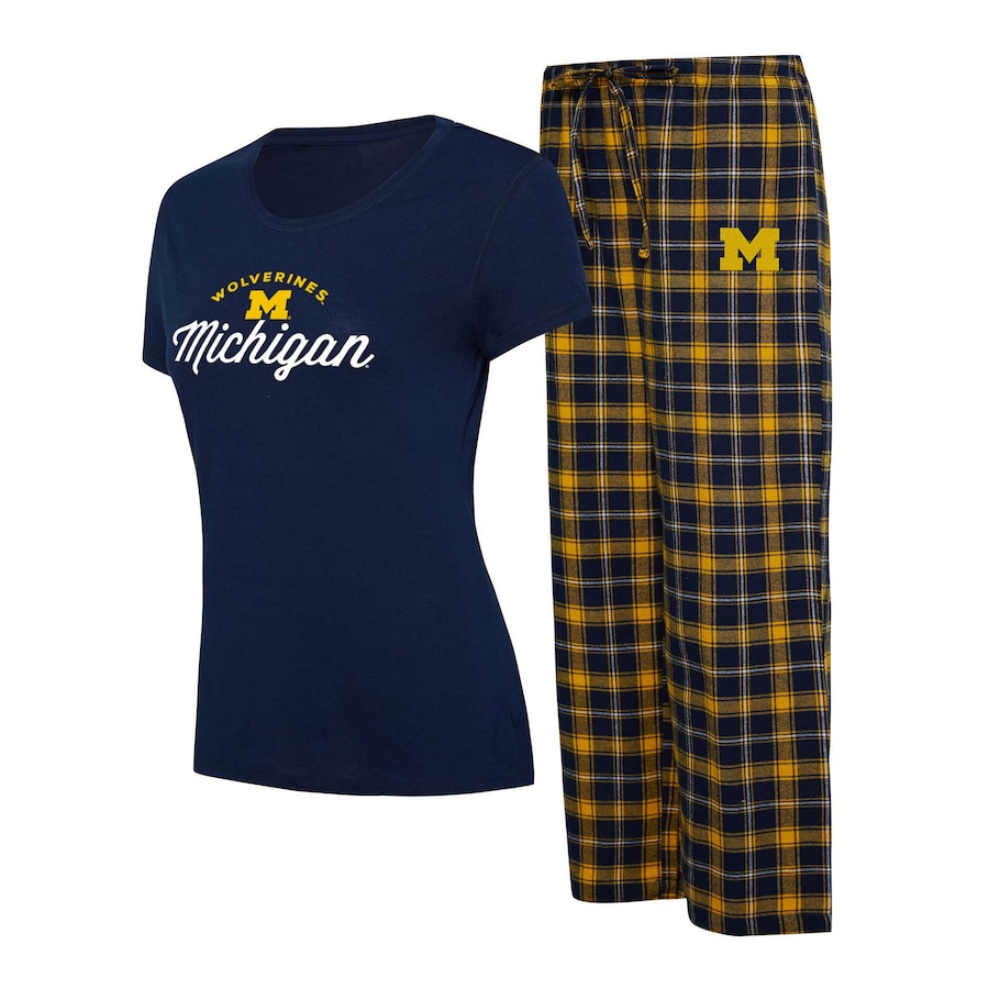 

Пижамный комплект Concepts Sport Michigan Wolverines, нави