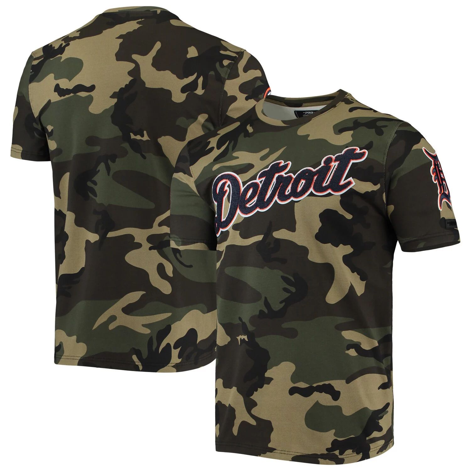 

Мужская футболка Pro Standard Camo Detroit Tigers Team