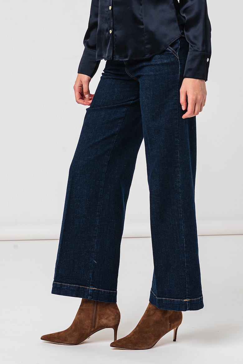Укороченные джинсы с высокой талией Marella, синий