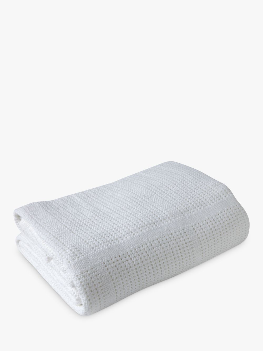цена Детское хлопковое одеяло для кроватки Clair de Lune, 150 x 100 см, белое