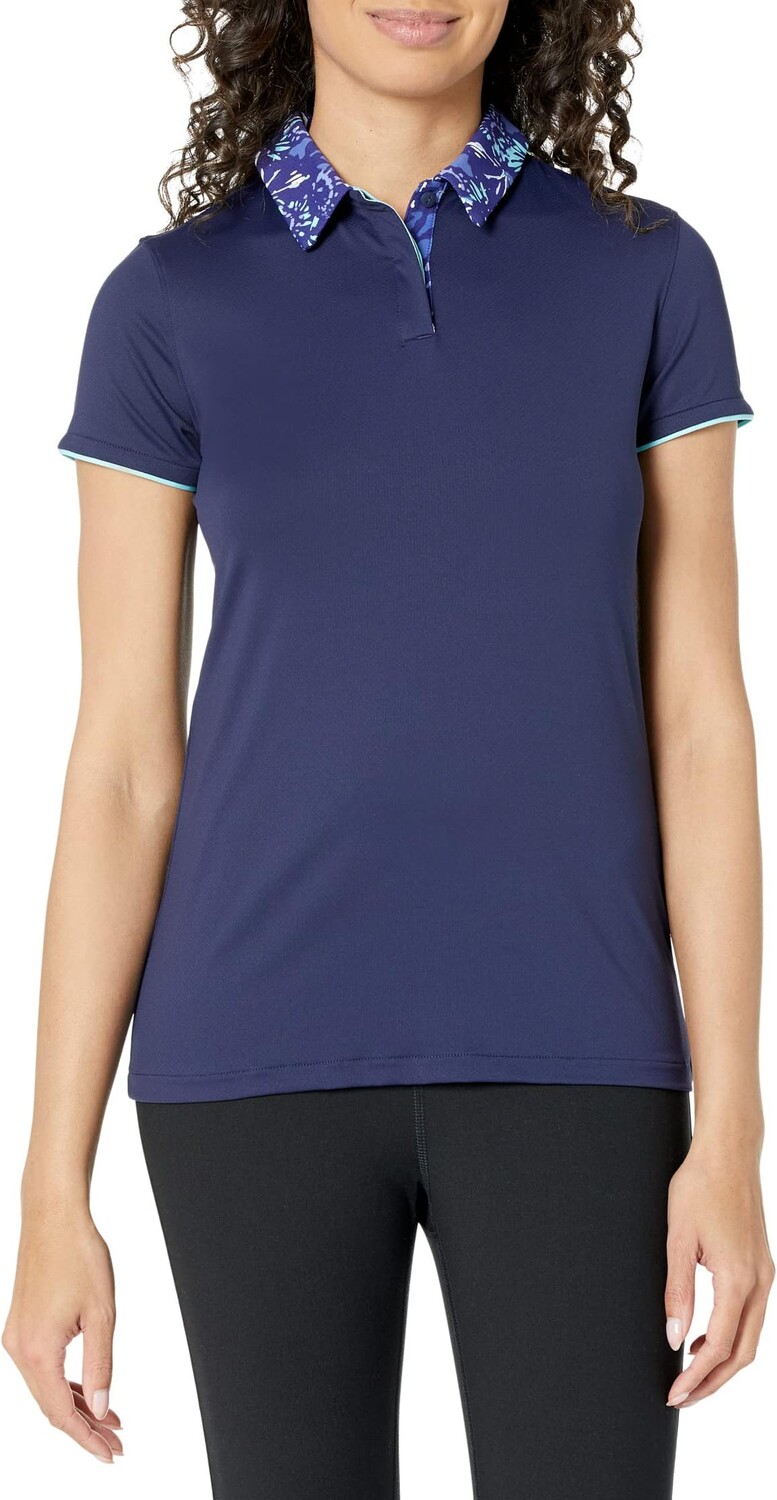 

Рубашка-поло Iso-Chill Polo Under Armour, цвет Midnight Navy/Metallic Silver