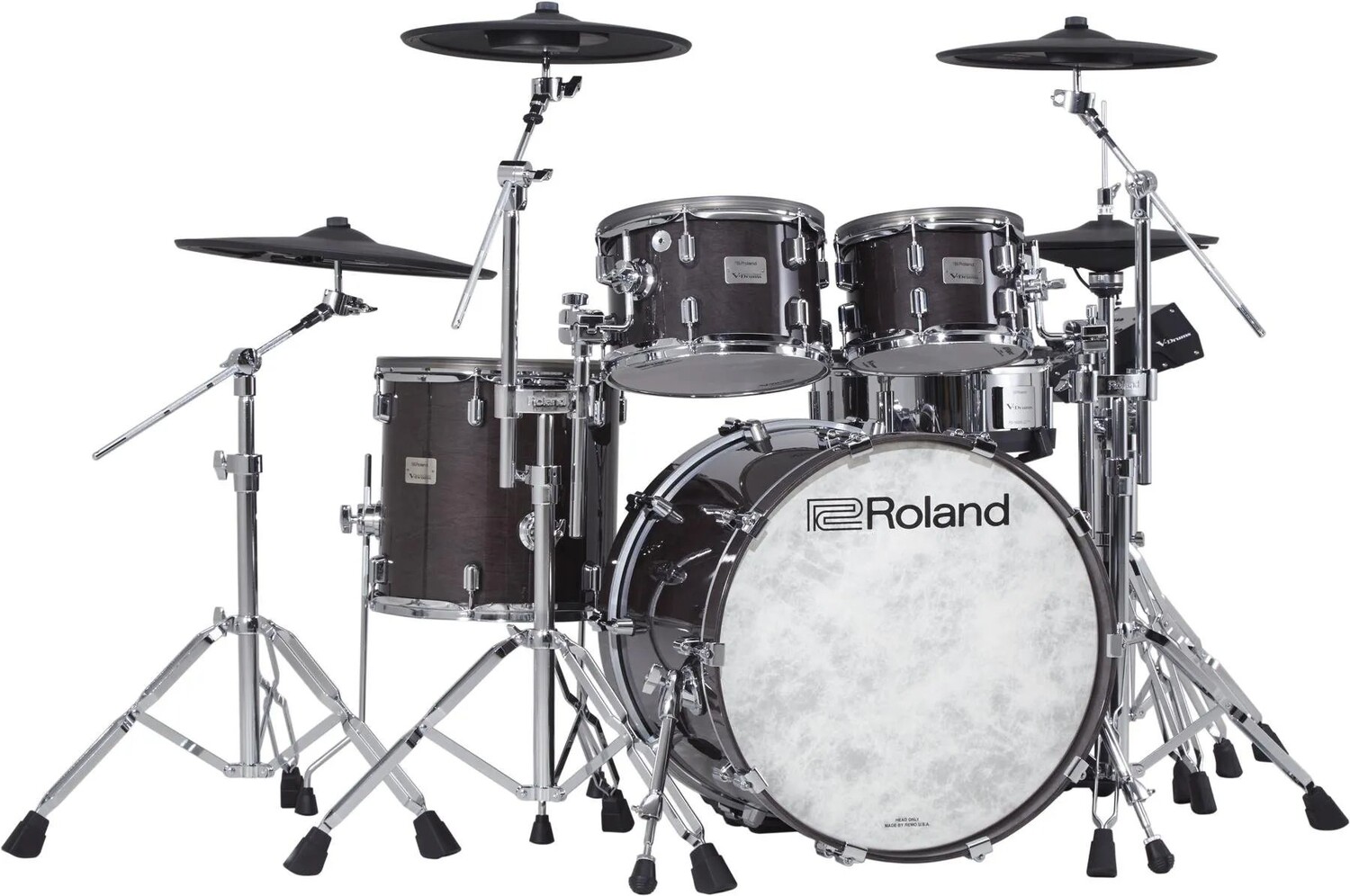 

Электронная ударная установка Roland V-Drums Acoustic Design VAD706GE — глянцевое черное дерево