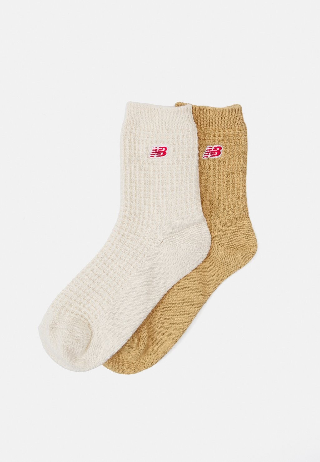 

Носки WAFFLE ANKLE SOCKS UNISEX 2 PACK New Balance, цвет sand/beige