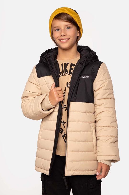 Куртка для мальчика Coccodrillo, бежевый куртка для мальчика coccodrillo размер 152 цвет разноцветный