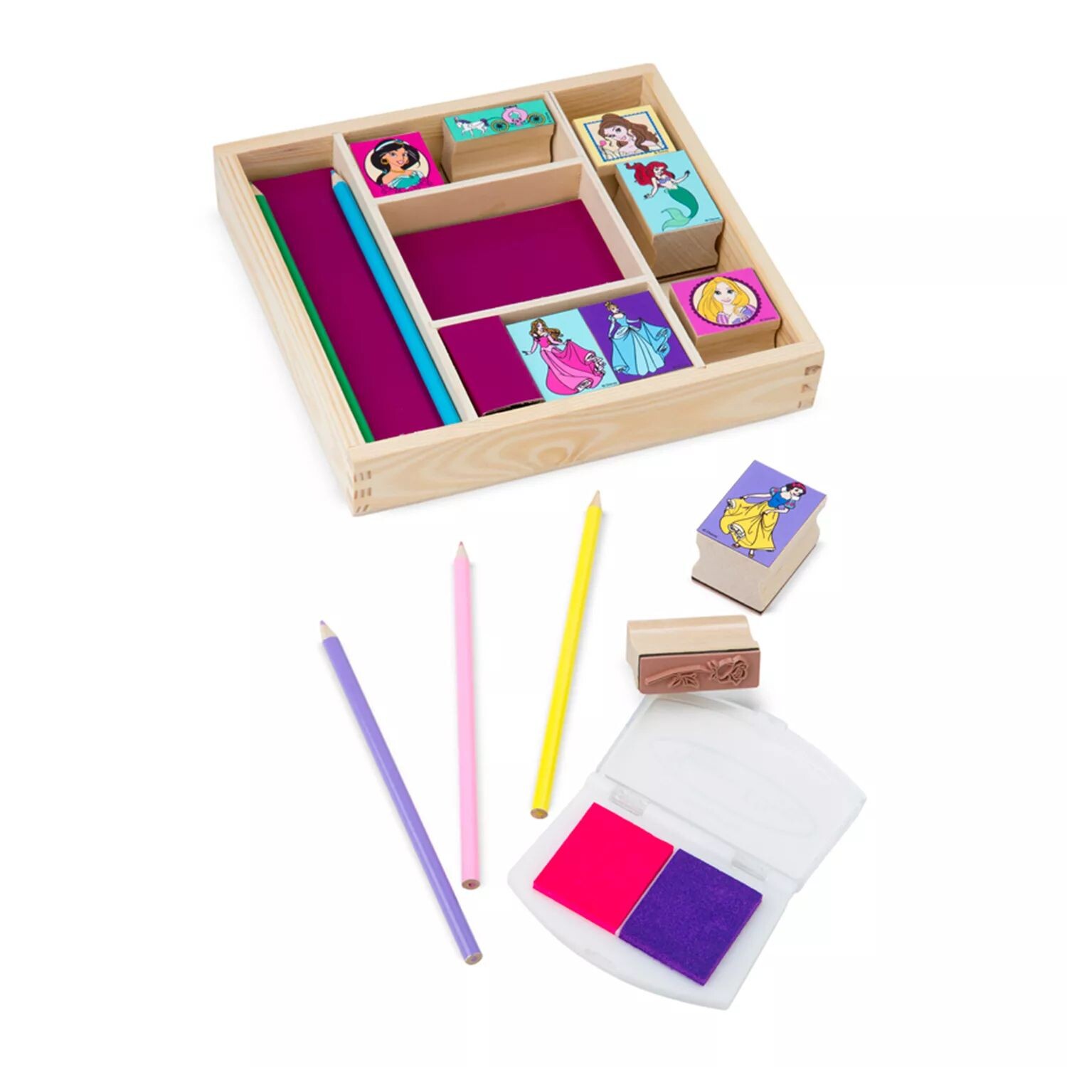 

Набор деревянных марок «Принцесса Диснея» от Melissa & Doug Melissa & Doug