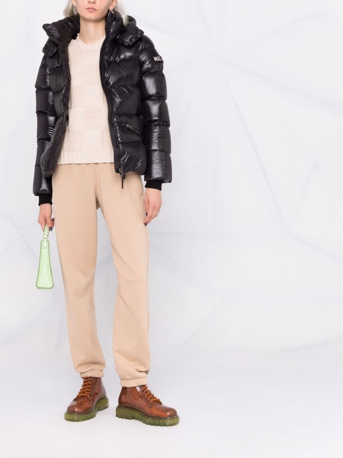 

Mackage пуховик Madlyn на молнии, черный