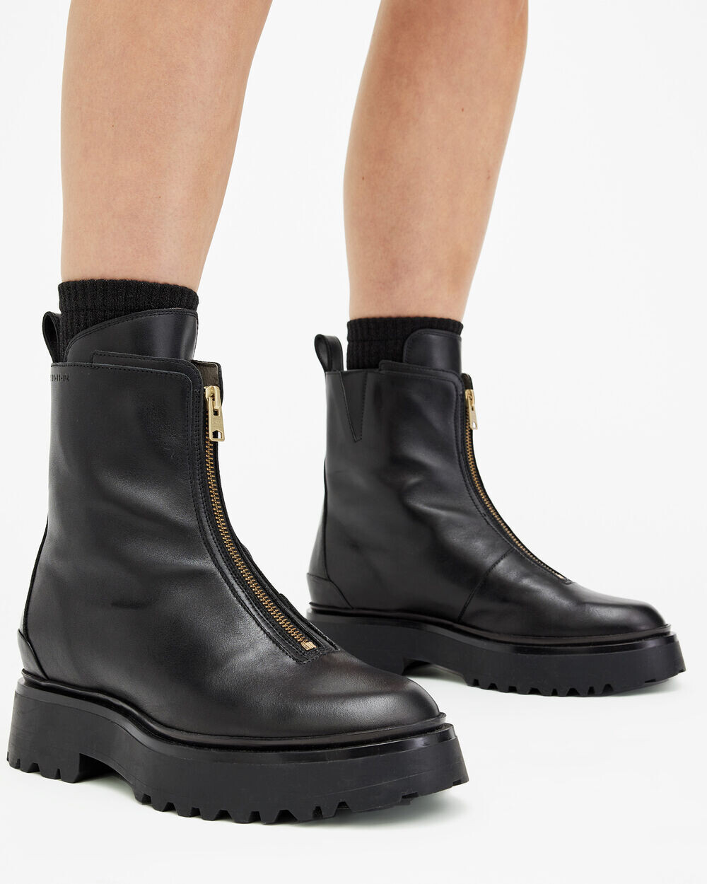 

Массивные кожаные ботинки челси Ophelia AllSaints, черный