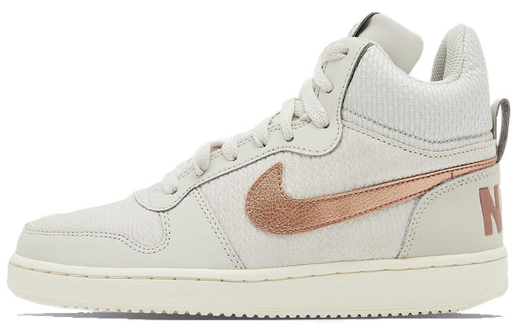 

Кроссовки женские Nike Court Borough Mid Prem, бежевый / золотой