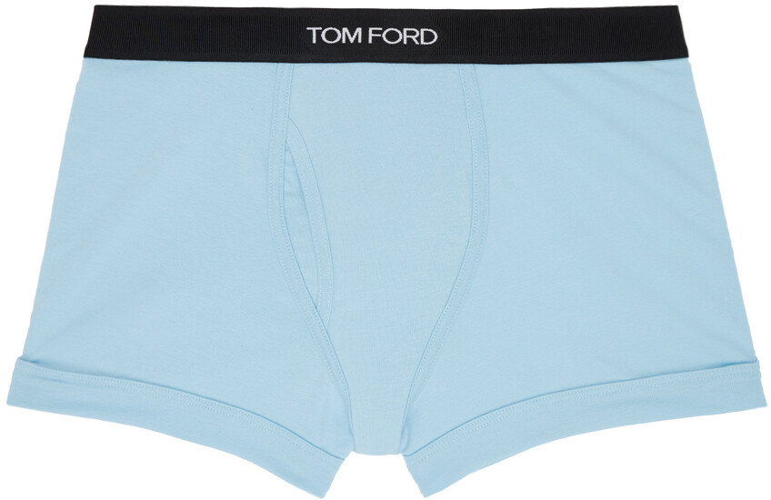 

Синие жаккардовые боксеры TOM FORD