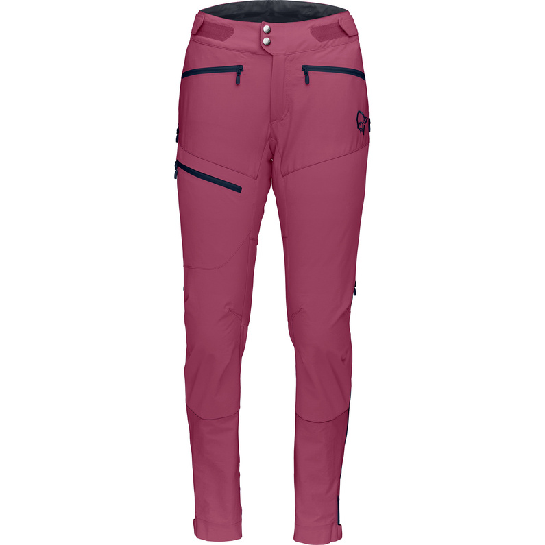 Женские брюки Fjora Flex 1 MTB длинные Norrona, фиолетовый