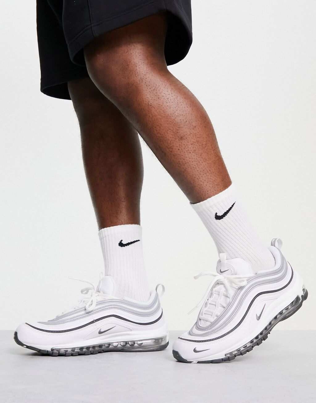 

Бело-серые кроссовки Nike Air Max 97