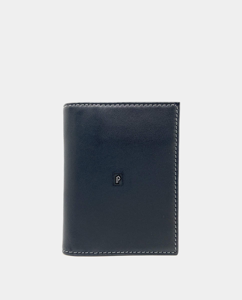 Черный кожаный кошелек с десятью картами Pielnoble, черный черный кожаный кошелек pielnoble черный