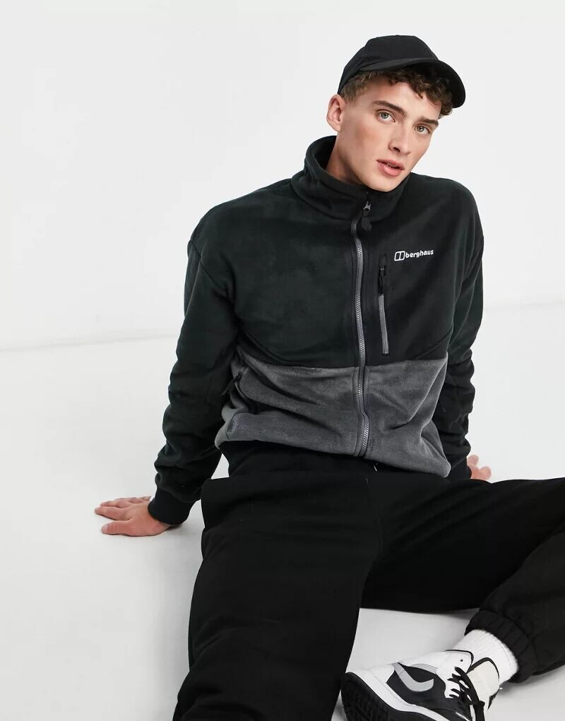 

Флисовый флис на молнии Berghaus Retorise черного цвета