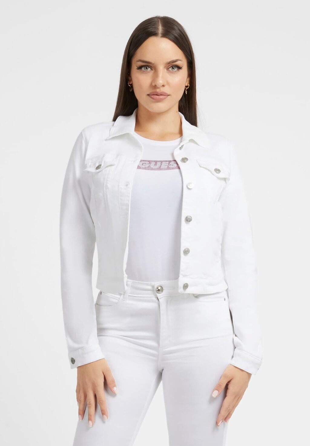 

Джинсовая куртка Guess, Белый