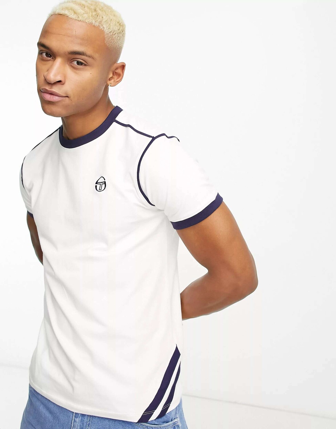 

Кремовая футболка Sergio Tacchini Salvestro, Бежевый