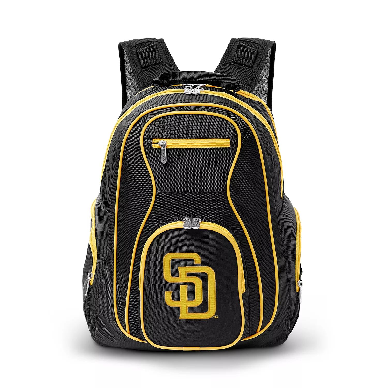 Рюкзак для ноутбука San Diego Padres мужская серая толстовка с капюшоном san diego padres без рукавов stitches серый