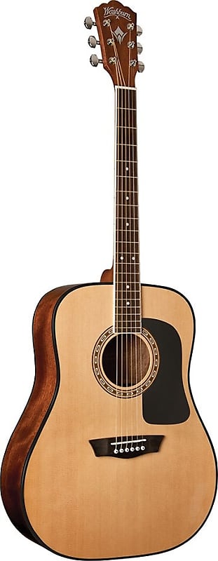 цена Акустическая гитара Washburn Apprentice 5 Series AF5K Acoustic Guitar w/ Case, Free Shipping, Authorized Dealer