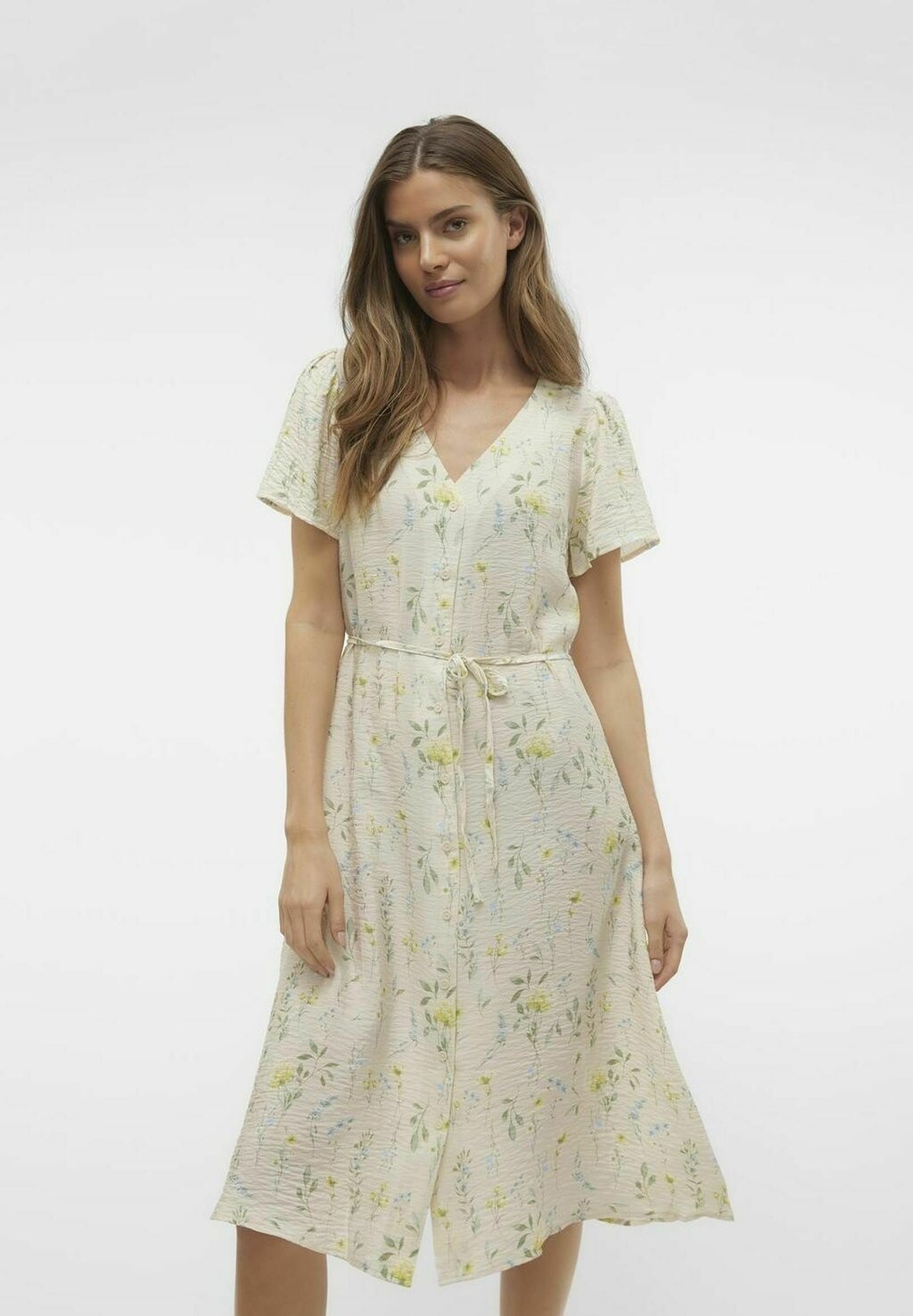 

Дневное платье JOSIE CALF Vero Moda, бежевый