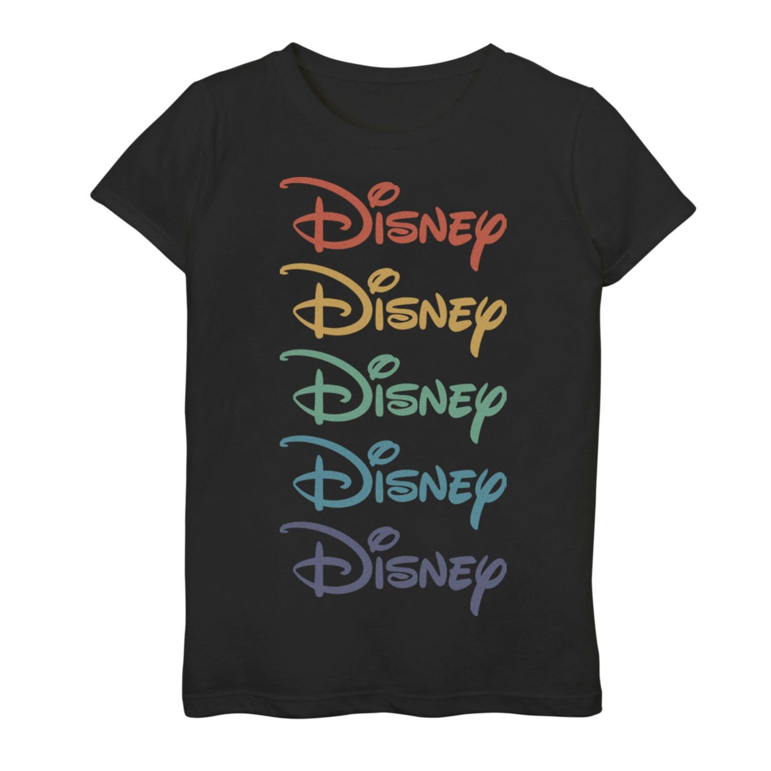 

Футболка с радужным логотипом Disney для девочек 7–16 лет Disney