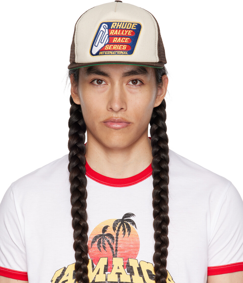 

Коричневая кепка Race Series Rhude