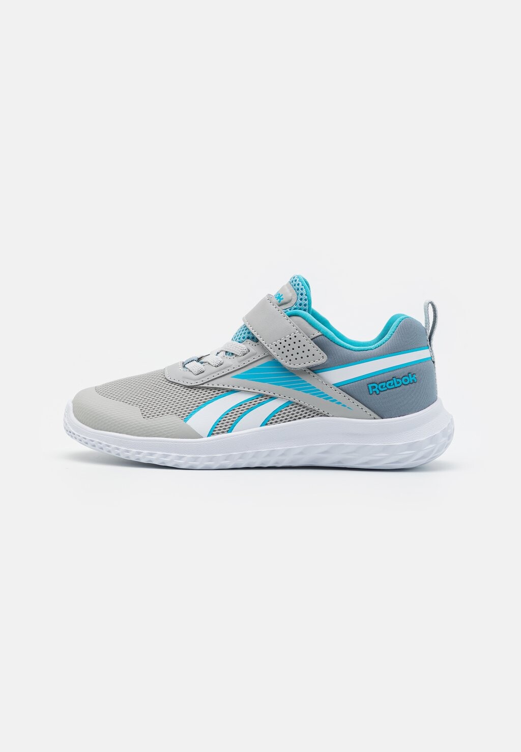 

Кроссовки нейтрального цвета Rush Runner 5 Unisex Reebok, цвет pure gray/footwear white/cyan