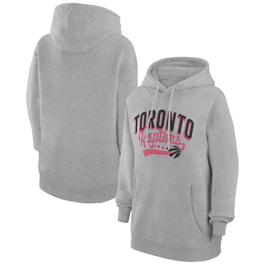 

Пуловер с капюшоном G-III 4Her by Carl Banks Toronto Raptors, серый