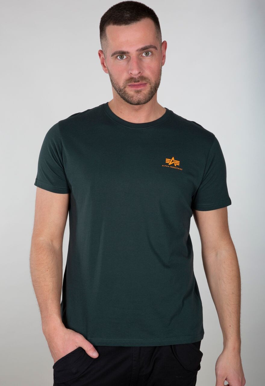 

Футболка Alpha Industries Basic T Small Logo, синий
