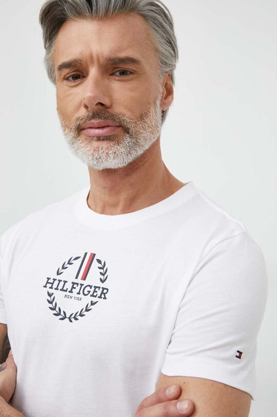 

Хлопковая футболка Tommy Hilfiger, белый