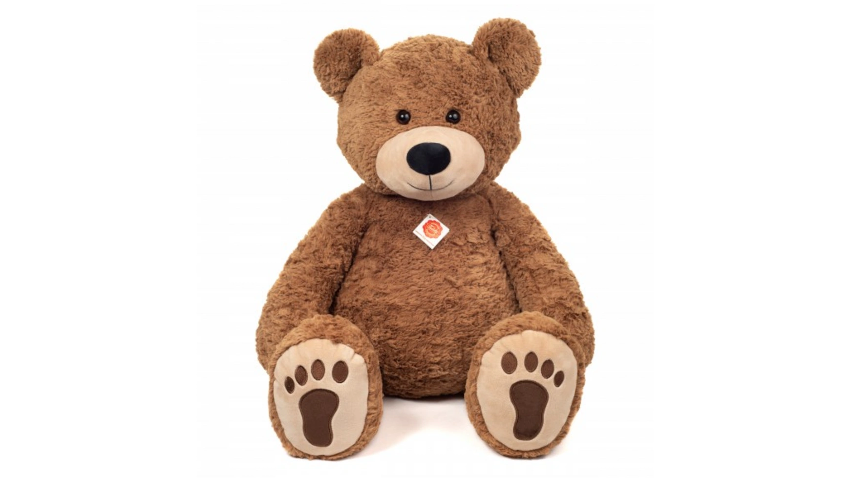 цена Мягкая игрушка тедди коричневого цвета с лапками 75 см Teddy-Hermann