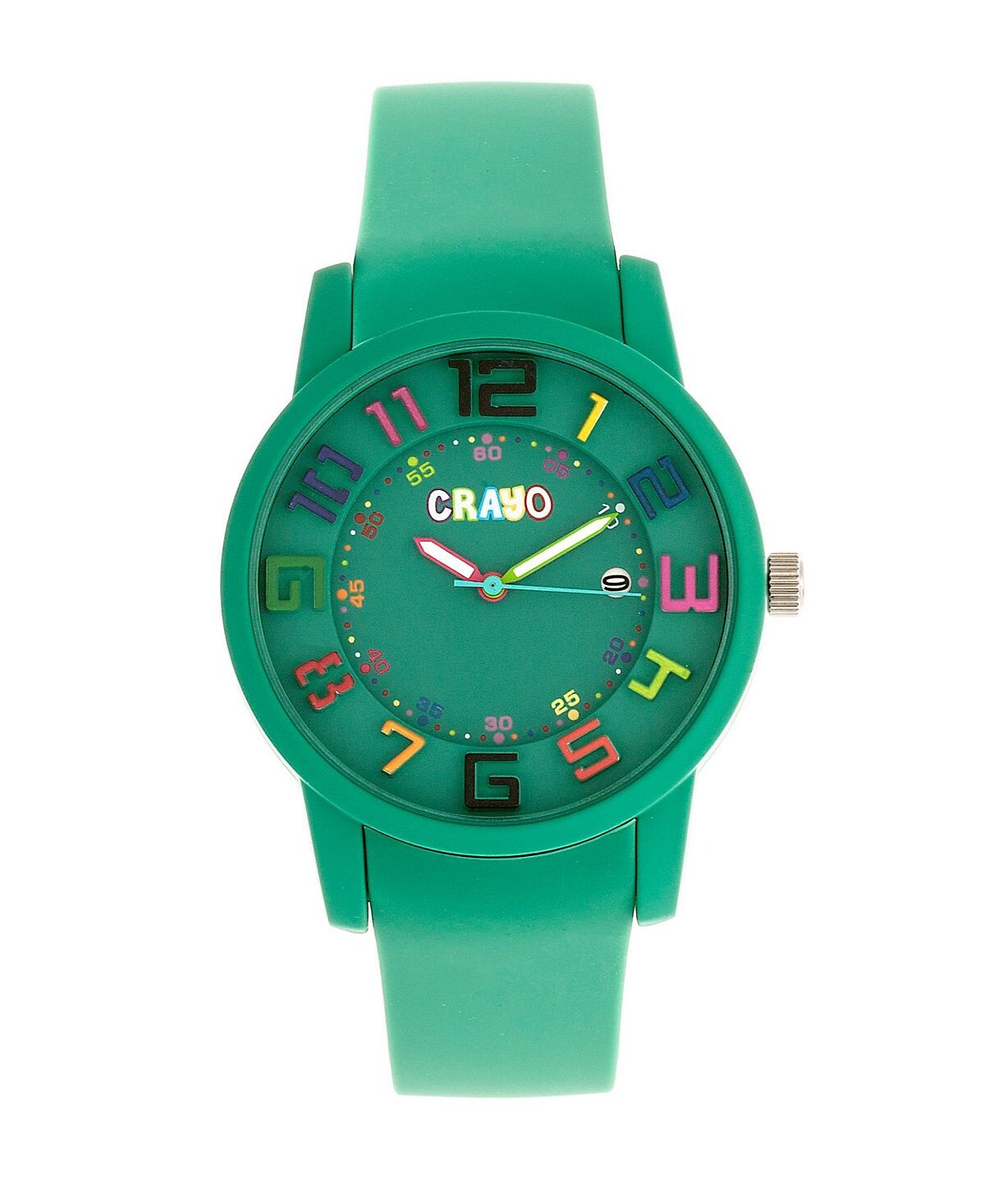 

Часы унисекс с силиконовым ремешком Festival Teal, 41 мм Crayo