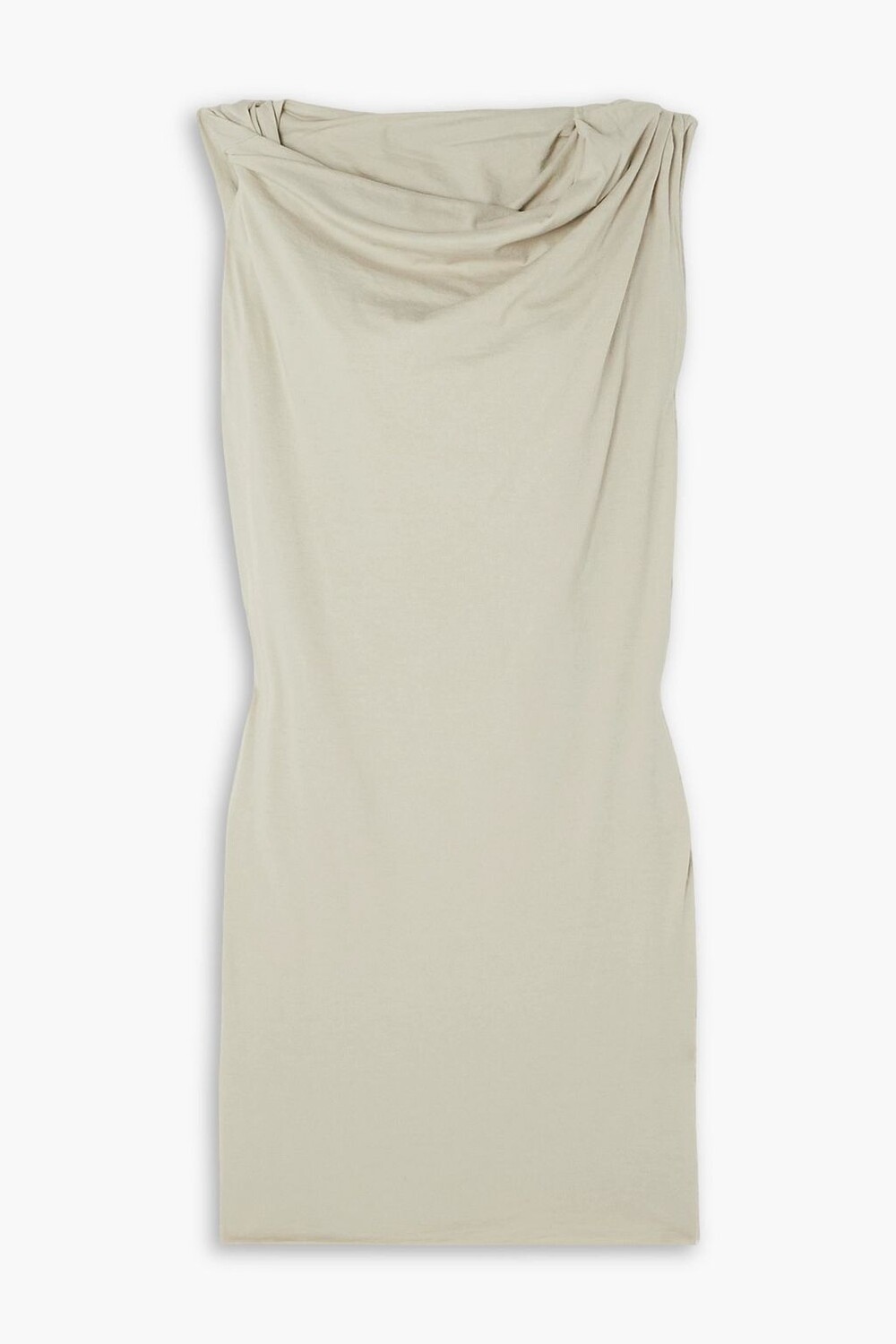 

Туника Toga из хлопкового джерси с драпировкой DRKSHDW BY RICK OWENS, серый