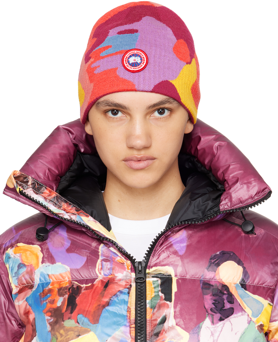 Многоцветная шапка-бини с вышивкой KidSuper & NBA Edition Canada Goose
