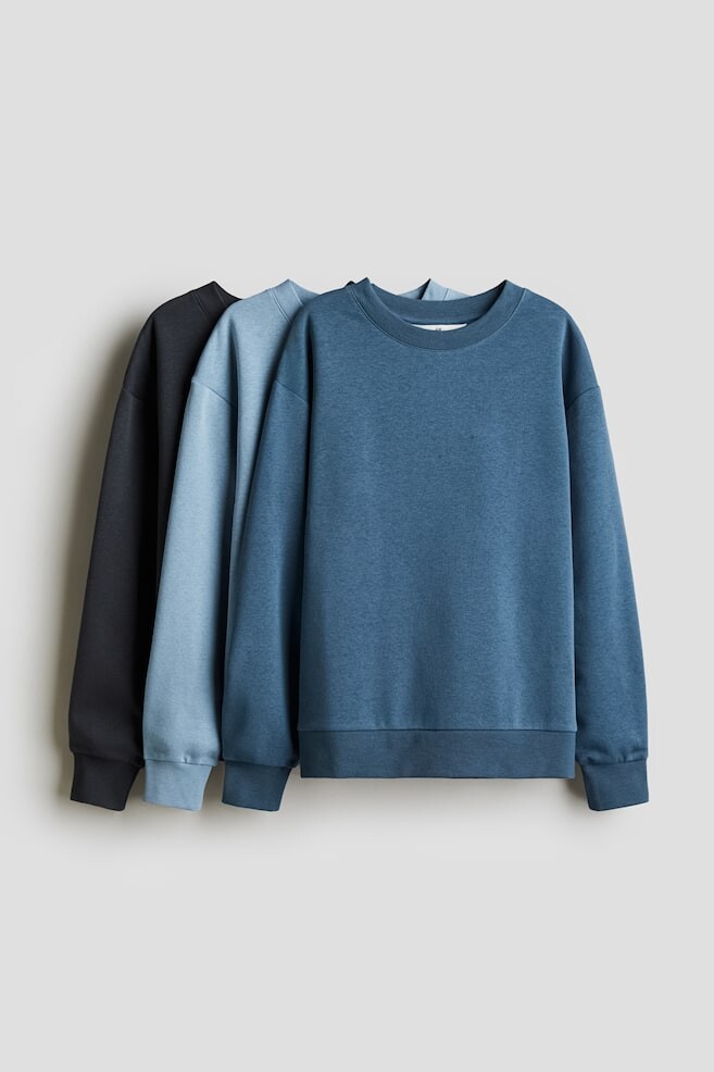 

3 пары толстовок H&M, синий