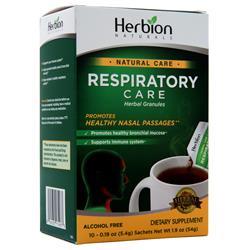 Herbion Травяные гранулы для ухода за дыхательными путями 10 шт.