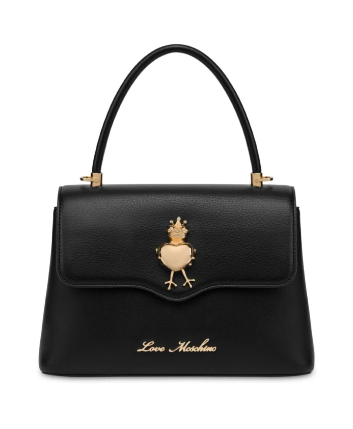 

Сумка с сердечком и украшением из кристаллов Love Moschino, черный