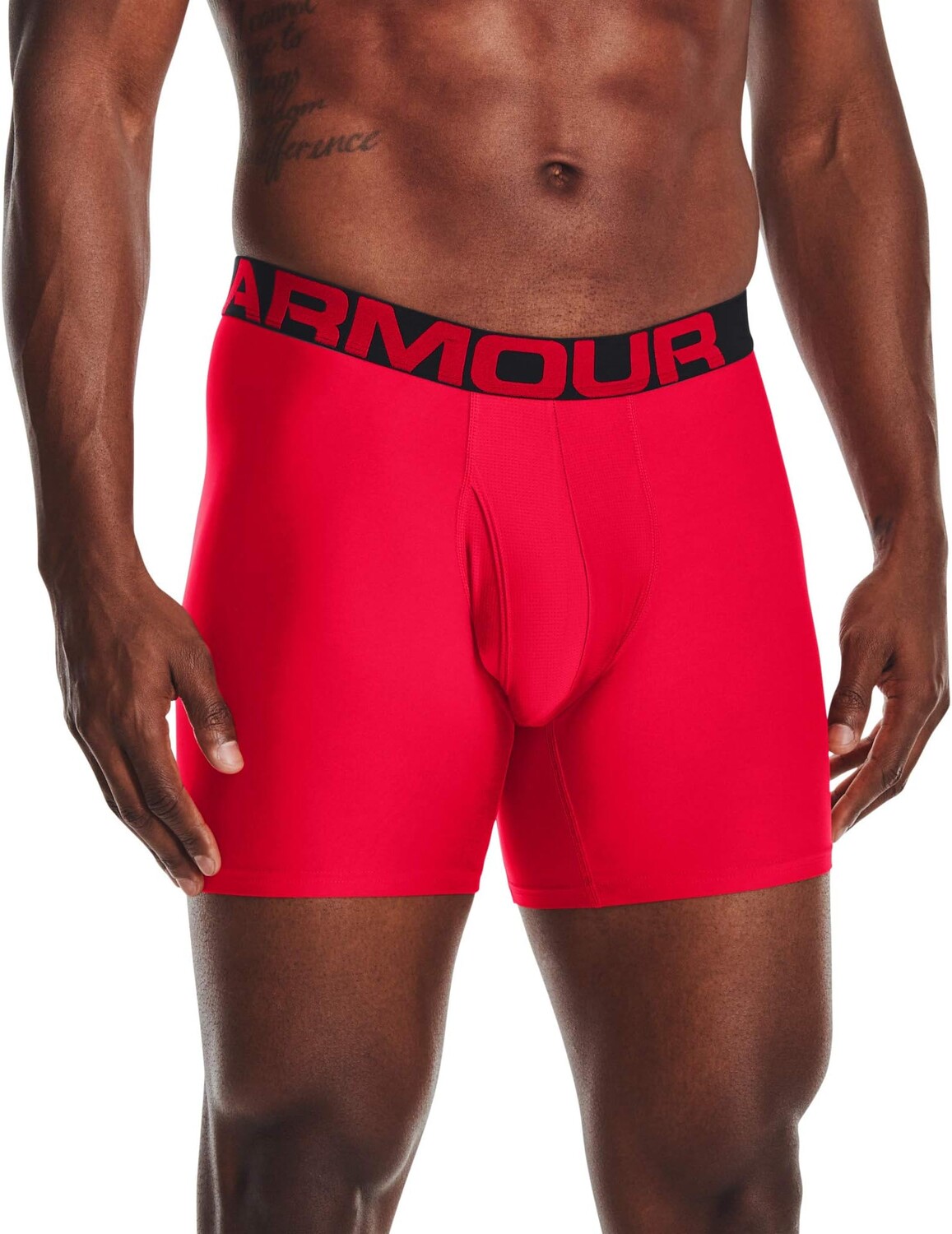 

Трусы Tech 6" Boxerjock 2-Pack Under Armour, красный/черный