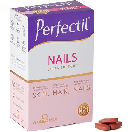 Perfectil Plus Nails 60 таблеток, Vitabiotics vitabiotics perfectil hair tablets 60s