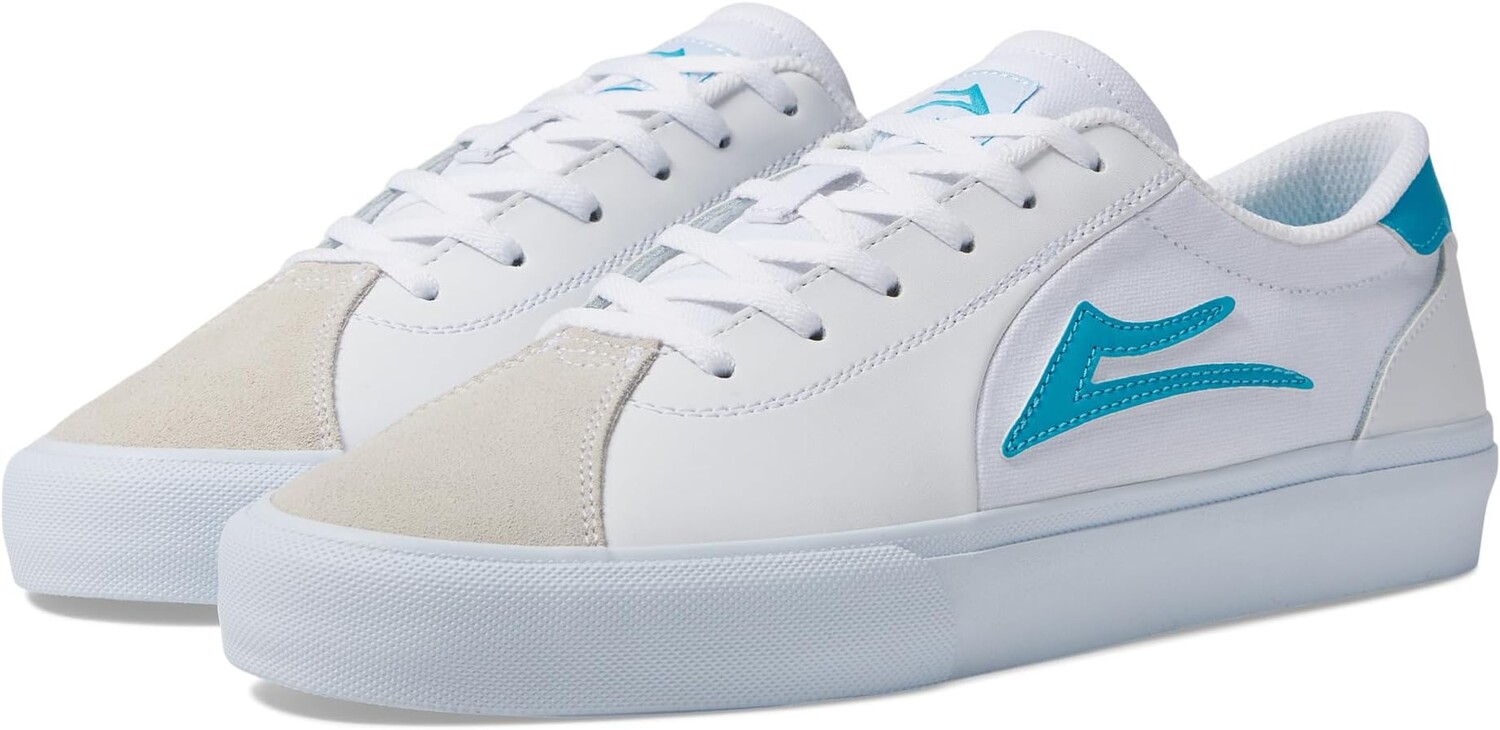 

Кроссовки Flaco II Lakai, цвет White/Cyan Leather