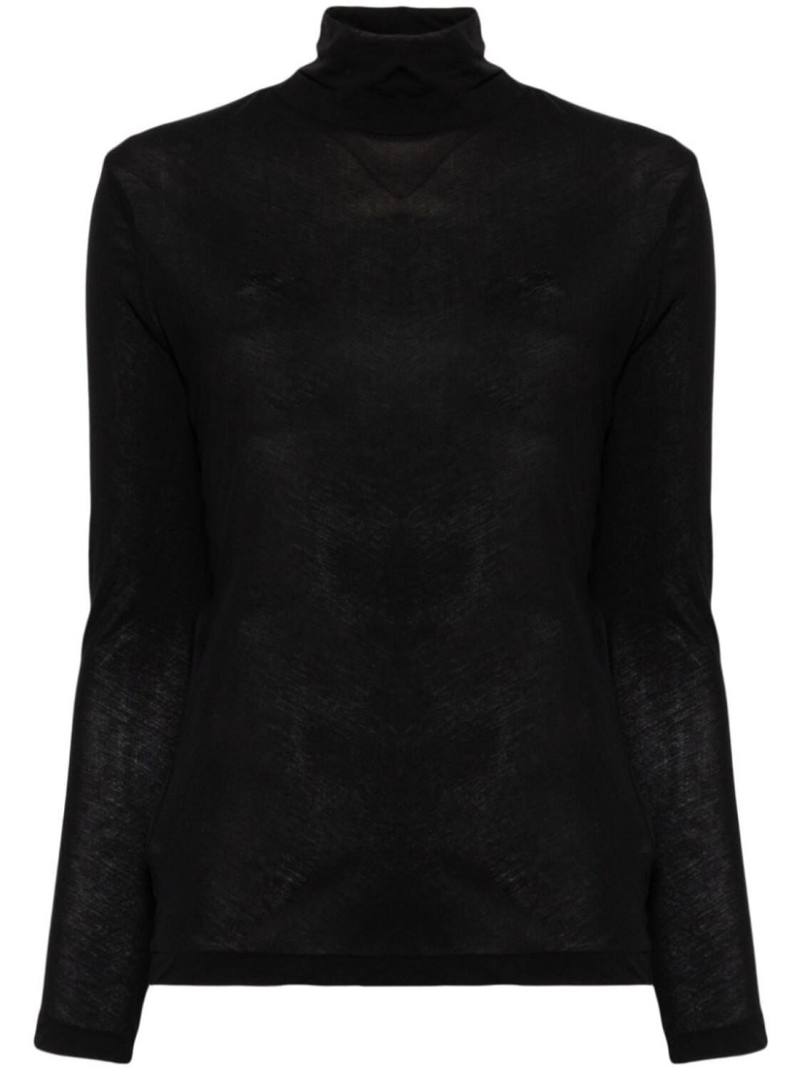 

Топ Strong Twisted Smooth с длинными рукавами Yohji Yamamoto, черный