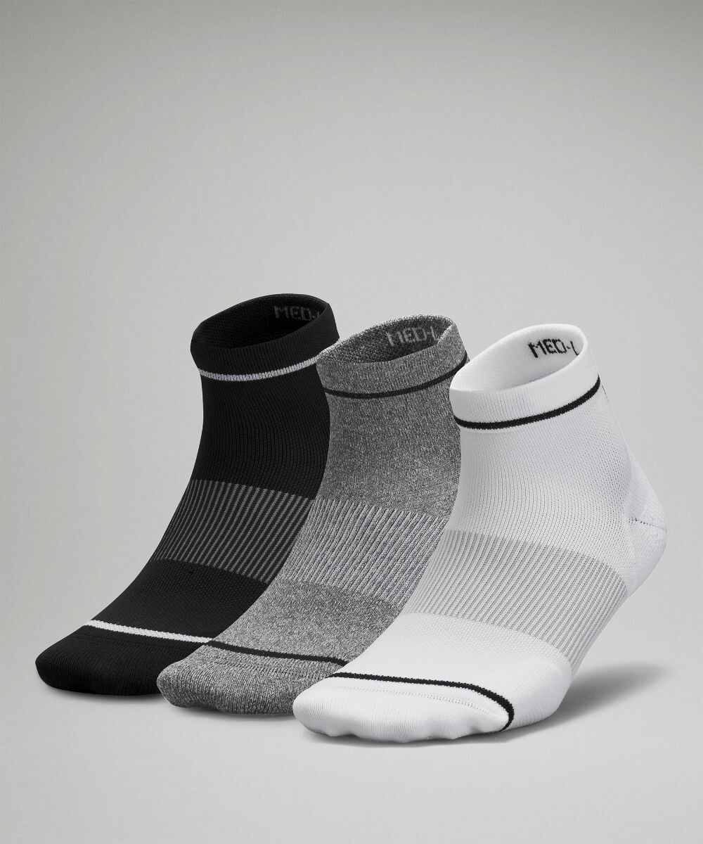 

Женские носки Power Stride в полоску 3 шт Lululemon, белый