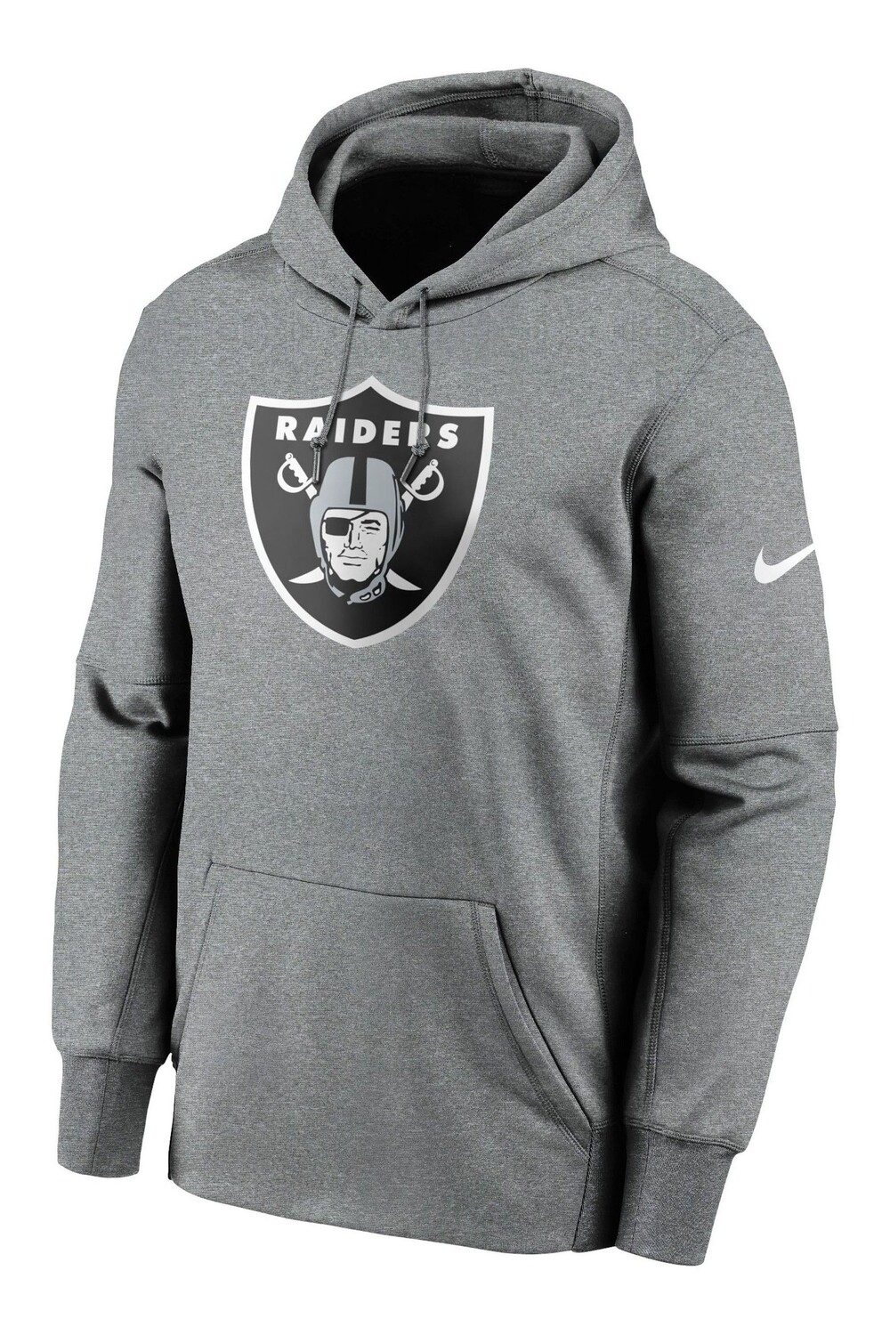

Худи Fanatics Las Vegas Raiders Prime Therma с логотипом Nike Nike, серый