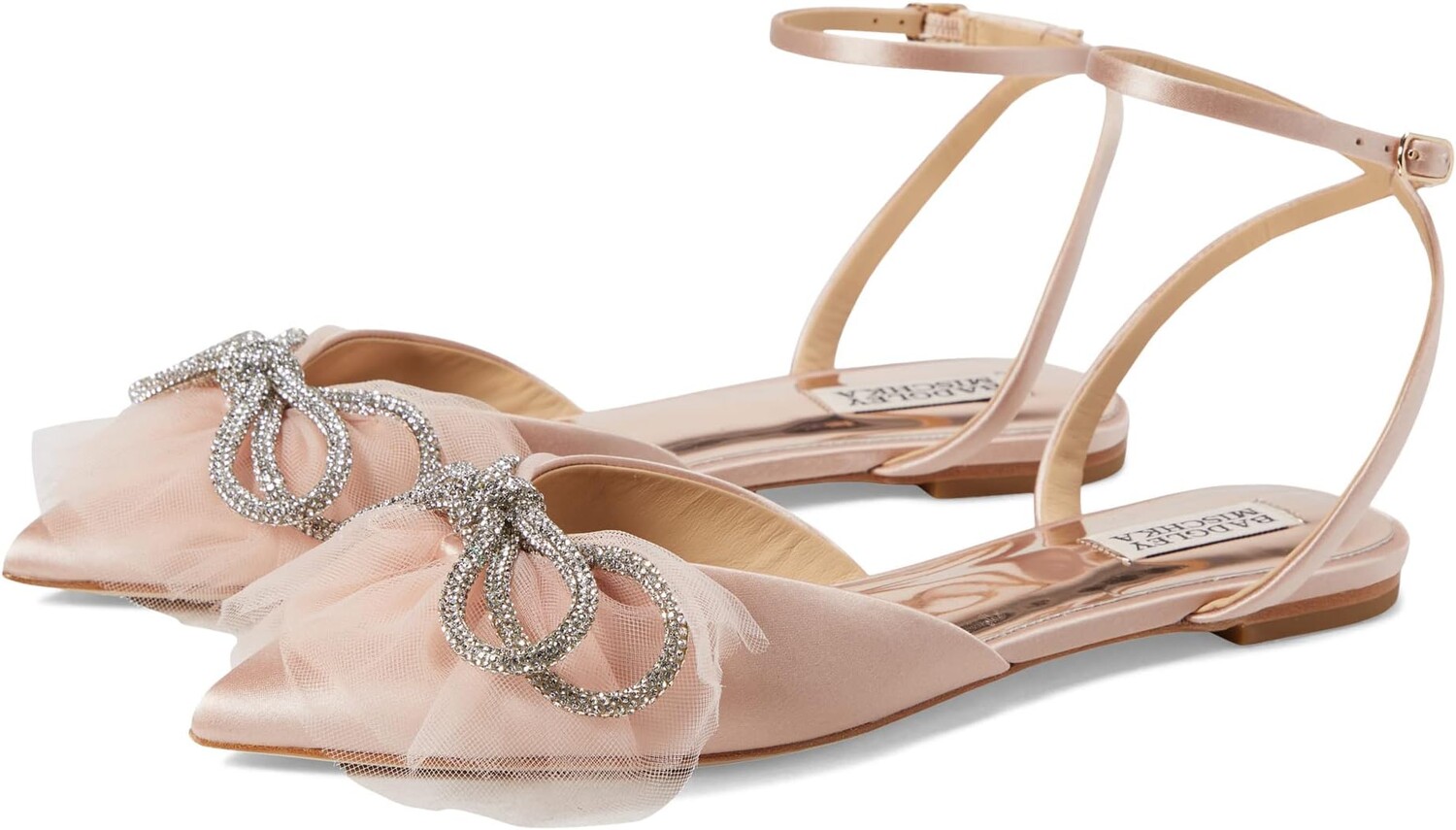

Балетки Sabina Badgley Mischka, цвет Blush Satin